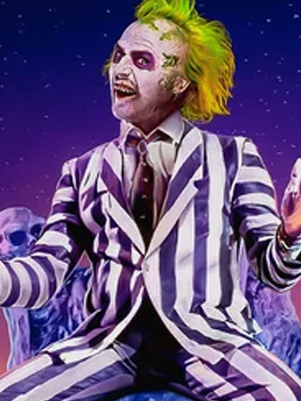 2024 Michael Keaton Beetlejuice Beetlejuice Red Suit