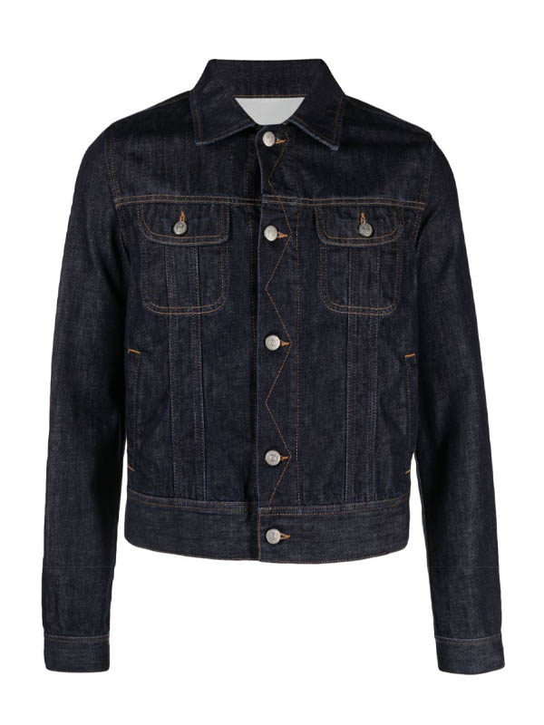 MM6 Maison Margiela Stitching Design Denim Jacket