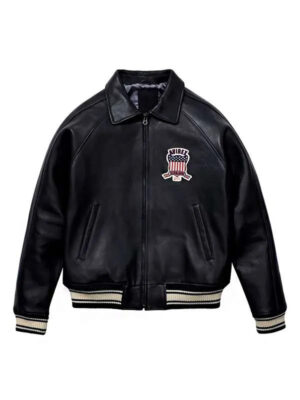 Americans Avirex Leather Bomber Jacket