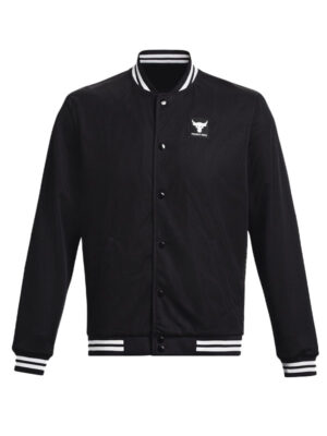 Dwayne Johnson Project Rock Satin Black Jacket