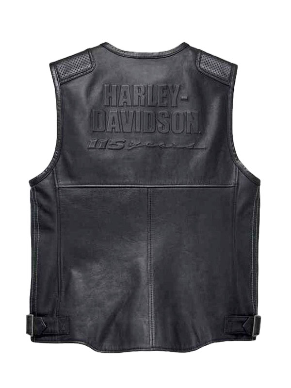 Harley Davidson Biker Motorcycle Leather Vest