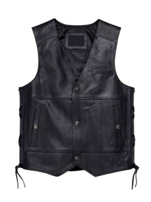 Harley Davidson Motorcycle Leather Vest