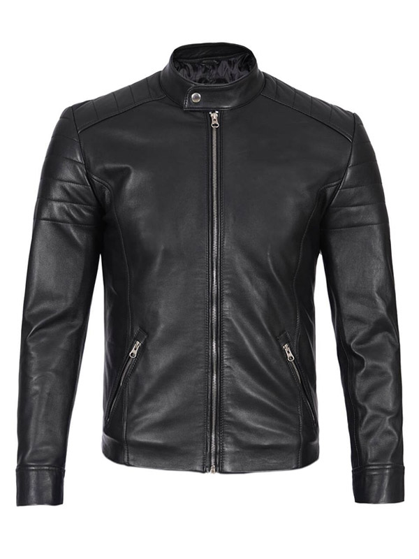 Mens Cafe Racer Leather Jacket | Save 30% | Iconic Jacket