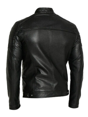 mens-casual-black-biker-leather-jacket-1