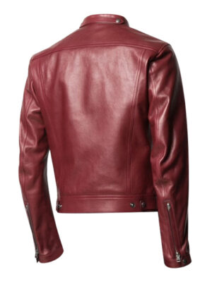 mens-casual-motorcycle-biker-red-leather-jacket-1