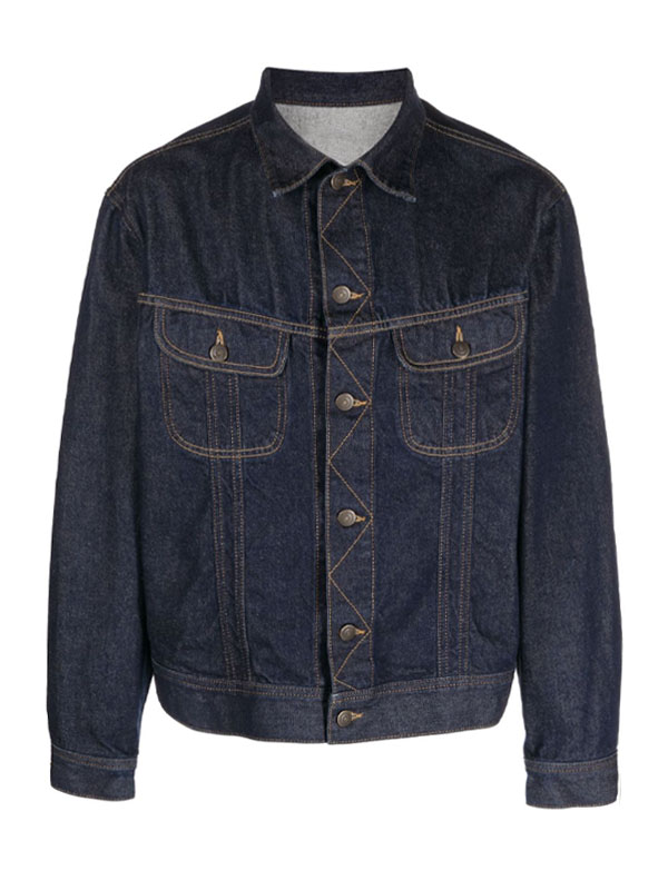 Mens Maison Margiela Demin Blue Jacket