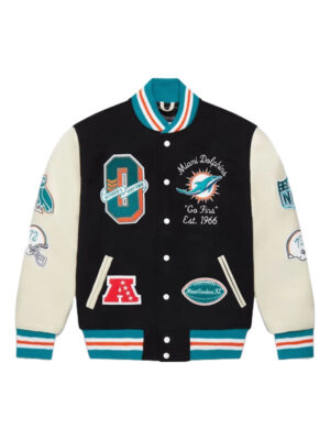 OVO Miami Dolphins Varsity Bomber Jacket