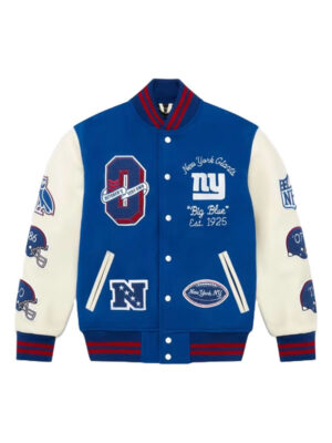 OVO New York Giants Varsity Bomber Jacket