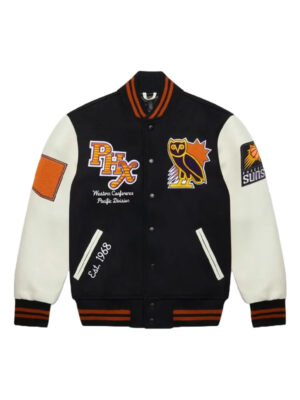 OVO Phoenix Suns Black Varsity Bomber Jacket