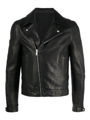 Rick Owens Zipper Motorcycle Biker Jacket