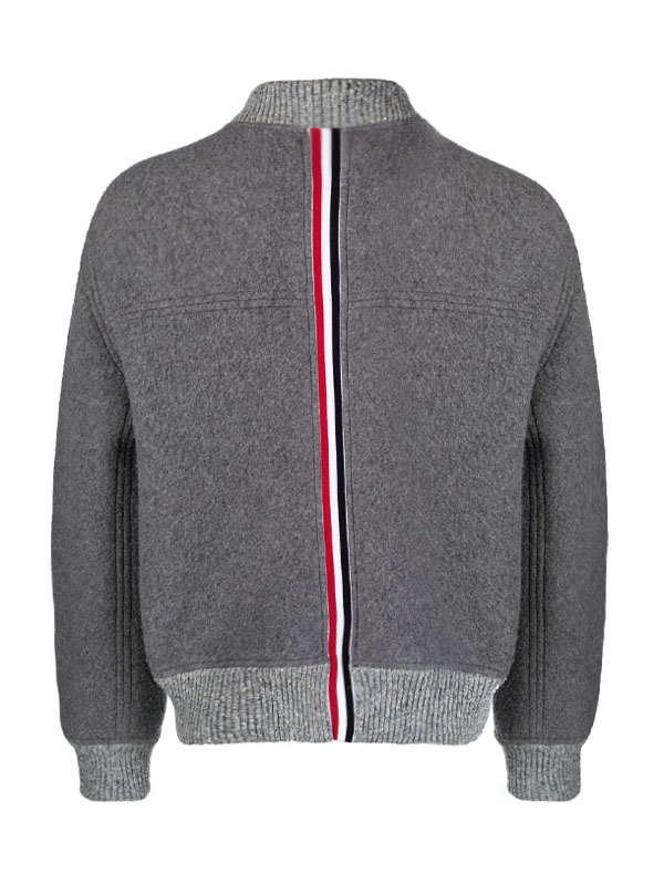 Thom Browne Varsity Bomber Wool Jacket