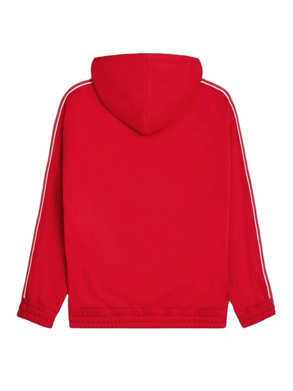 Travis Kelce Celine Red Unisex Fleece Hoodie