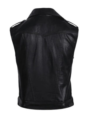 womens-black-bomber-classic-biker-leather-vest-1