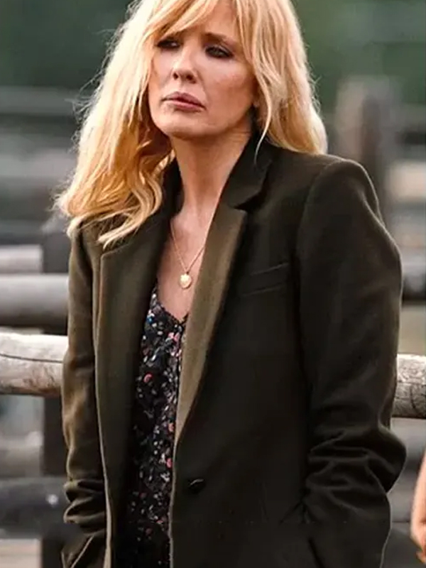 Yellowstone S04 Beth Dutton Green Coat