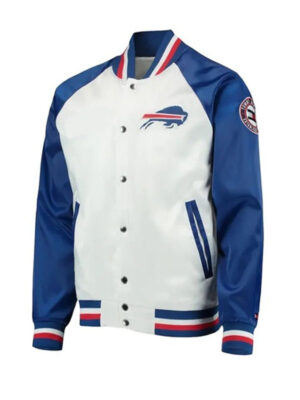 Brandy NFL Buffalo Bills Satin Bomber Jacket