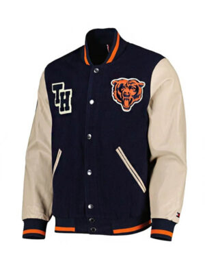 Chicago Bears Tommy Hilfiger Varsity Jacket