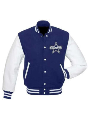 Dallas Cowboys Blue Varsity Letterman Jacket