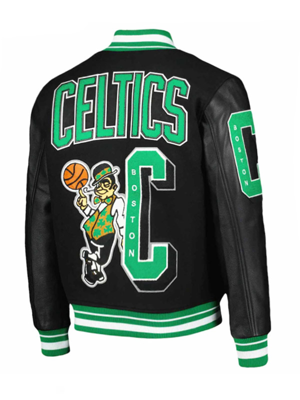 Finals Champions Boston Celtics Mash Up Varsity Jacket