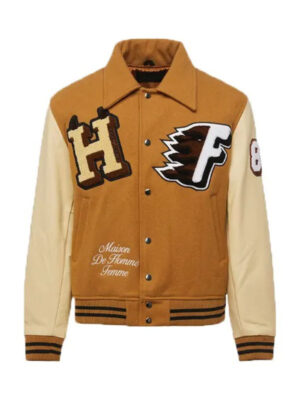 Homme Femme World Championship Varsity Letterman Jacket