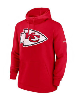 Kansas City Chiefs Red Pullover Fleece Hoodie