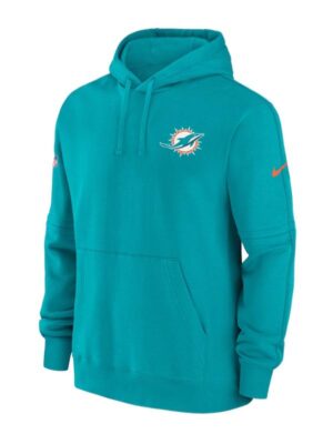 Miami Dolphins Sideline Club Fleece Pullover Hoodie