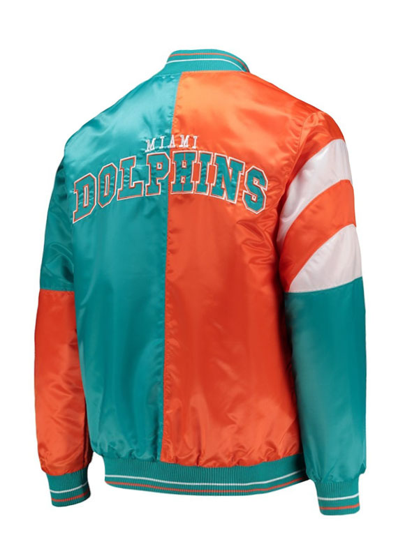 Miami Dolphins Starter Leader Varsity Jacket