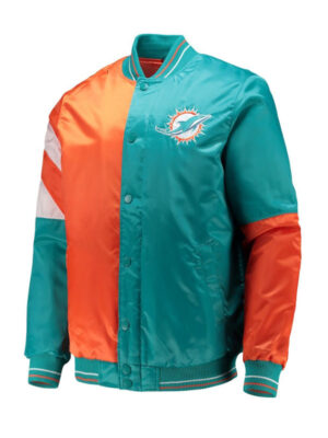Miami Dolphins Starter Leader Varsity Jacket