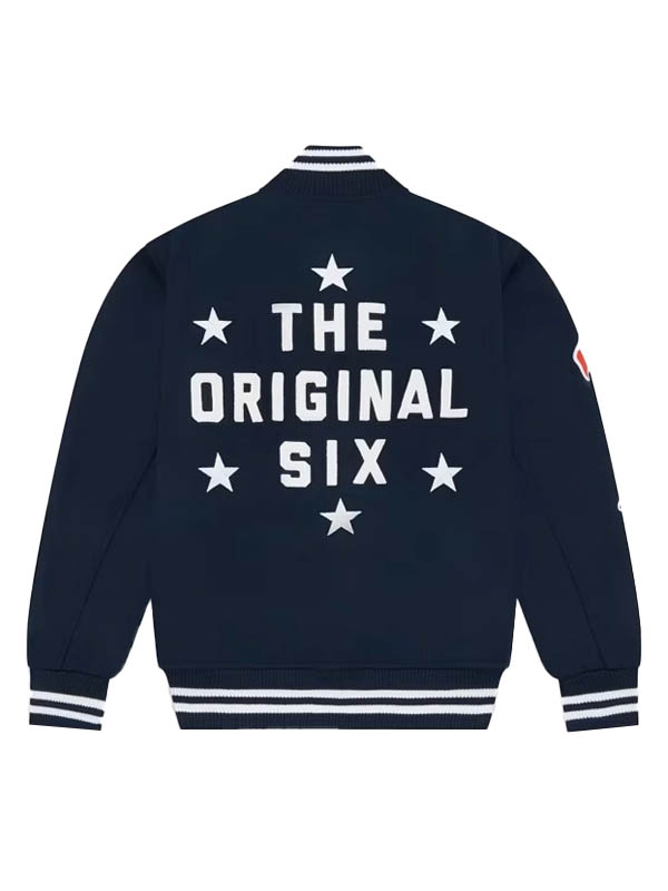 OVO Toronto Maple Leafs Blue Bomber Jacket