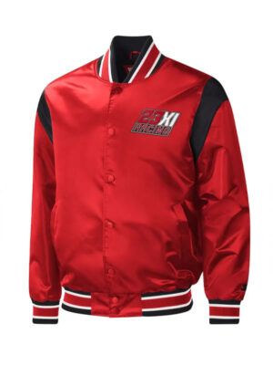 Starter 23XI Racing Force Play Satin Bomber Jacket