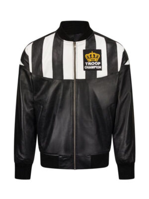 Troop Champion LL Cool J Black Leather Jacket