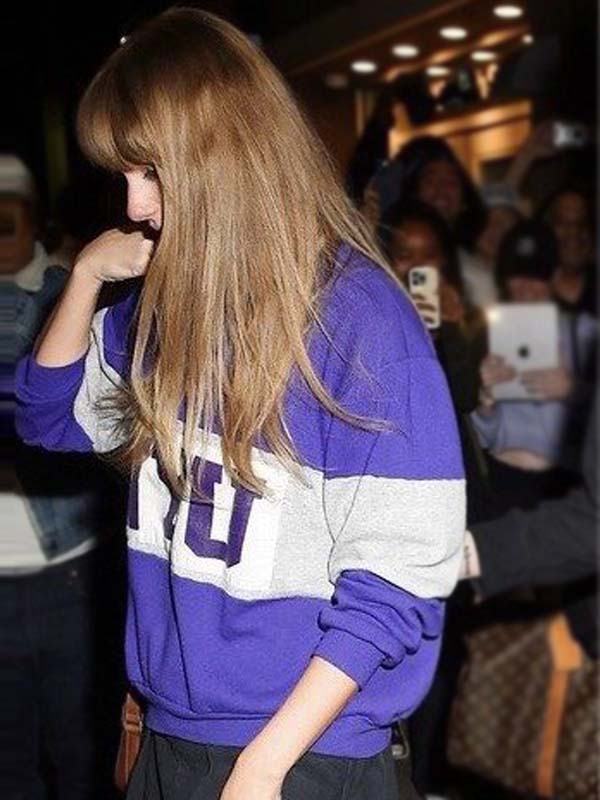 New York University Taylor Swift Purple Sweatshirt