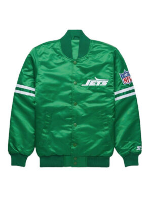 NFL New York Jets Green Starter Bomber Jacket