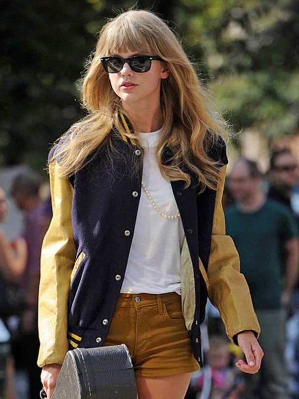 NYC Taylor Swift Letterman Baseball Bomber Jacket