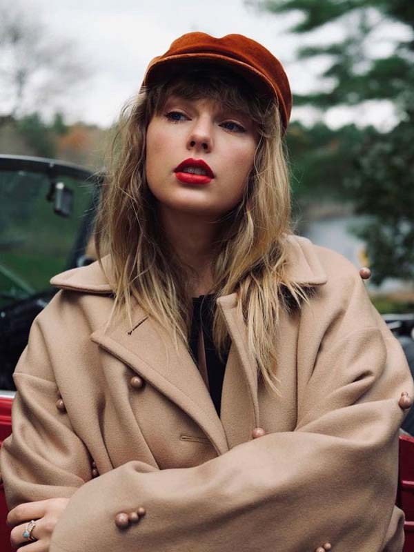 Taylor Swift All Too Well Short Film Beige Wool Trench Coat