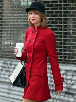 taylor-swift-double-breasted-red-long-coat-1
