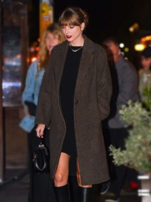 taylor-swift-houndstooth-wool-brown-coat-2