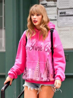 Taylor Swift New York City Pink Hoodie