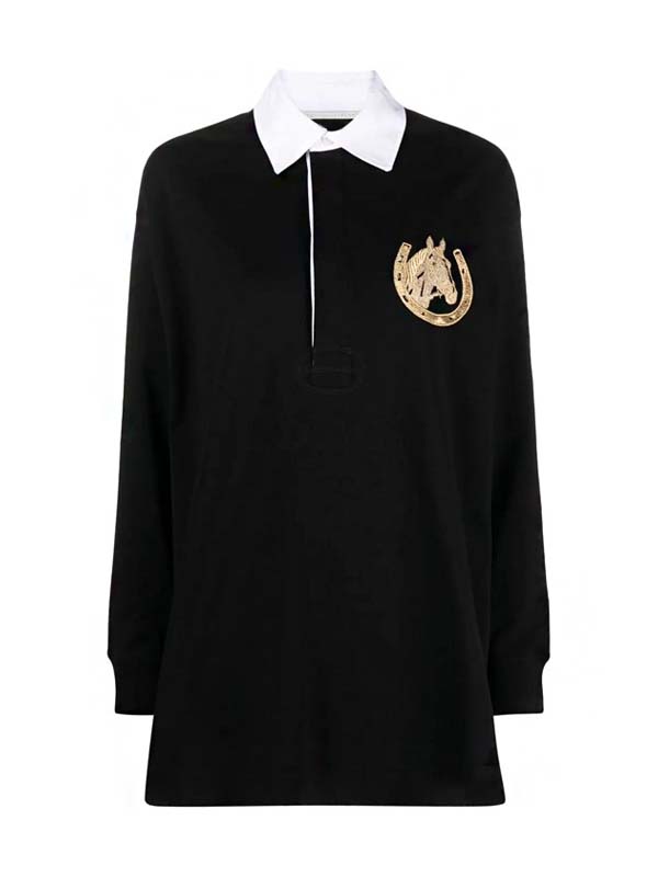Taylor Swift Stella McCartney Black Rugby Shirt