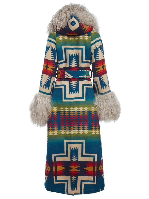 Lainey Wilson Nashville Big Bash Shearling Duster Coat