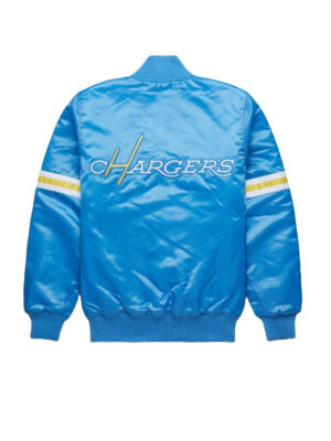 nfl-starter-houston-oilers-blue-satin-bomber-jacket-1
