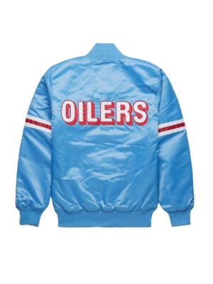 nfl-starter-houston-oilers-blue-satin-bomber-jacket-1