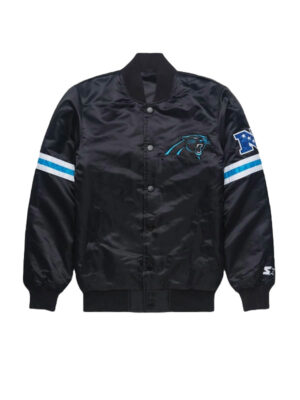 Starter California Panther Black Bomber Satin Jacket