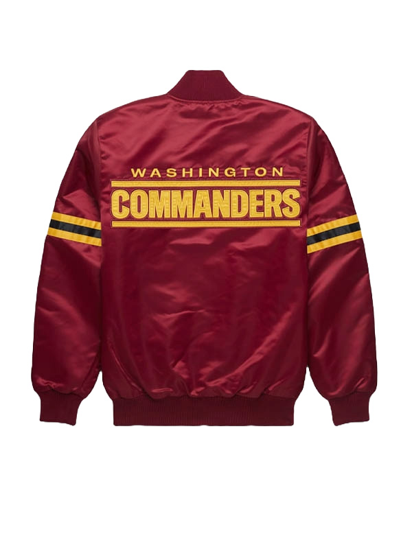 Starter Washington Commander Bomber Satin Jacket