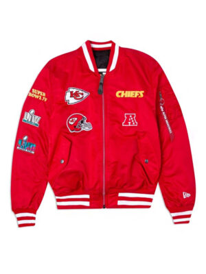 Kansas City Chiefs MA-1 Alpha Industries Red Bomber Jacket