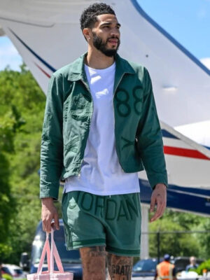 Jayson Tatum Jordan x Nina Chanel Abney Green 1988 Jacket