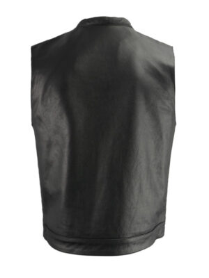 mens-biker-club-flap-pocket-black-leather-vest-1