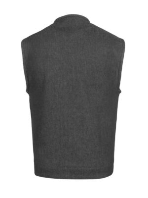 mens-black-cotton-motor-biker-style-vest-1