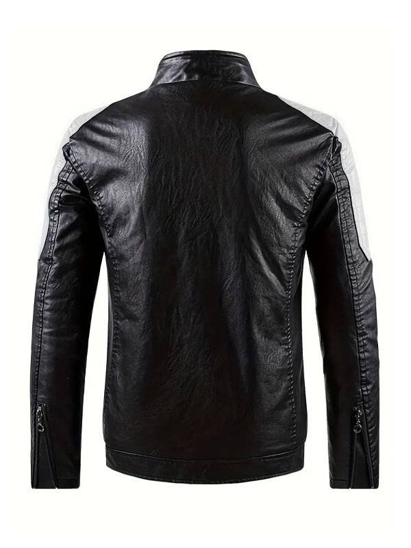 Men's Cafe Racer Slimfit Style Leather Jacket