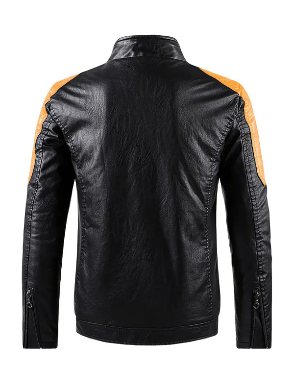 Men's Cafe Racer Slimfit Style Leather Jacket