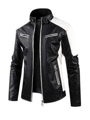 Men's Cafe Racer Slimfit Style Leather Jacket